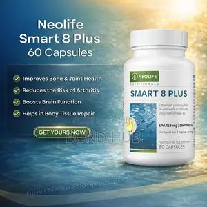 Smart 8 Plus 60 Capsules From Pure Omega 3 Salmon Oil.