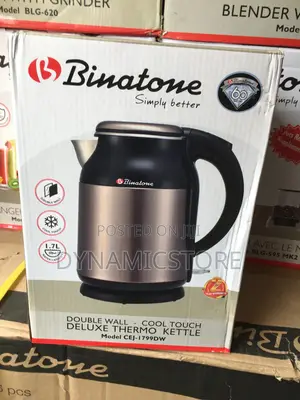 Binatone Double Wall Cool Touch Deluxe Thermo Kettle