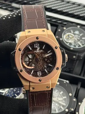 Quality Hublot Chronograph Double Strap Wrist-Watch