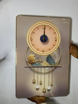 Warm White Wall Clock