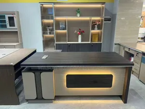 2 Meter Executive Office Table With Led Lights And Extension