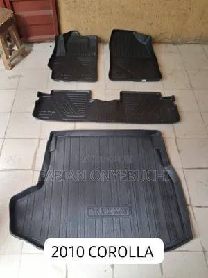 Today Corolla 2010 Rubber Foot Mats With Tunk Mat