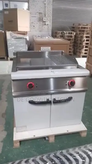 Standing Electric Griddle With Cabinet
