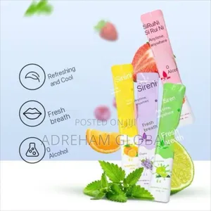 Minimum Order Is 5pc) Sachet Breath Freshener Fruity Mouth Wash