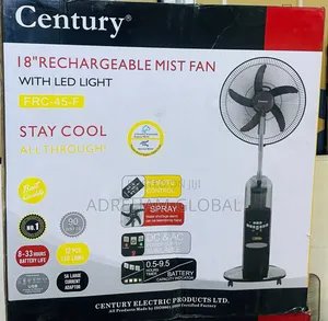 Century 18” Rechargeable Mist Fan Souv