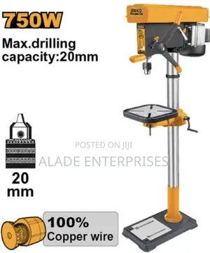 Ingco Pillar Drill 20mm 750 Watts Drill Press
