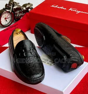 Salvatore Ferragamo Leather/Suede Drivers