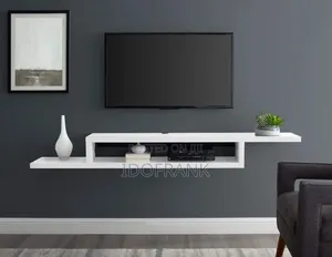 White Tv Shelf