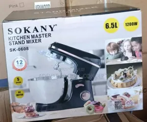6.5l Sokany Kitchen Master Stand Mixer - 1200w