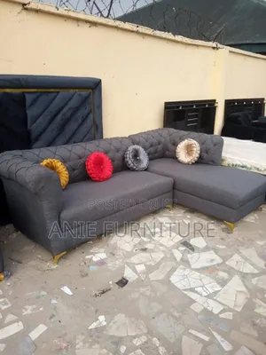 Beautiful L Shaped Fabric Chair