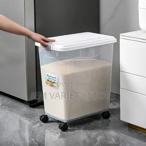Rice Bucket With Wheel 40liters