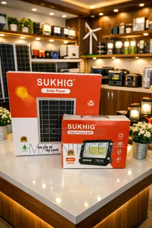 Original Sukhig Solar Panel Solar Flood Light – 200w