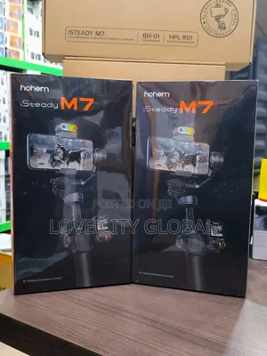 Hohem Isteady M7 Phone Gimbal 3-axis Ai Track Sensor Fill Light Bag