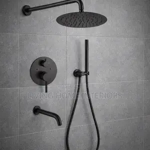 Matt Black 5 Way Conceal Shower Mixer
