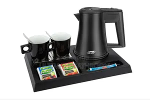 Compact Hotel Hospitality Electric Kettle Tray Set
