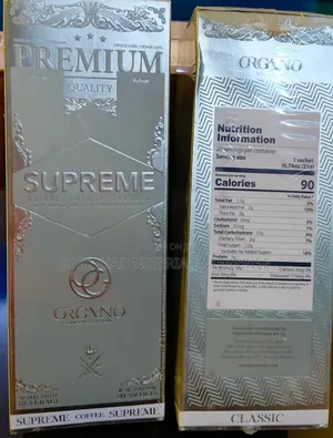 Organo Supreme Robust Gourmet Coffee With Ginseng&Ganoderma 20 Sachets