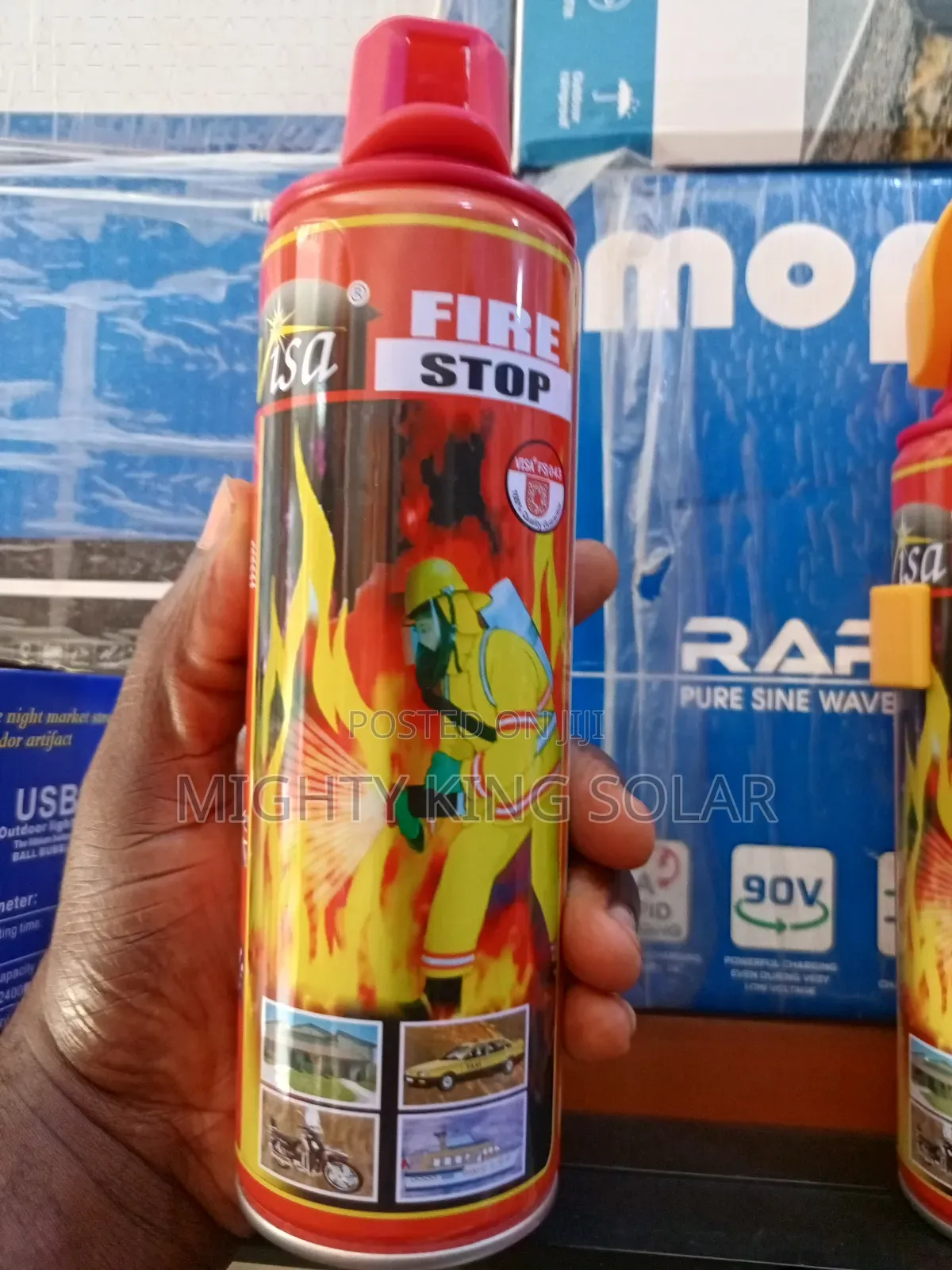 Solar Fire Extinguisher Visa