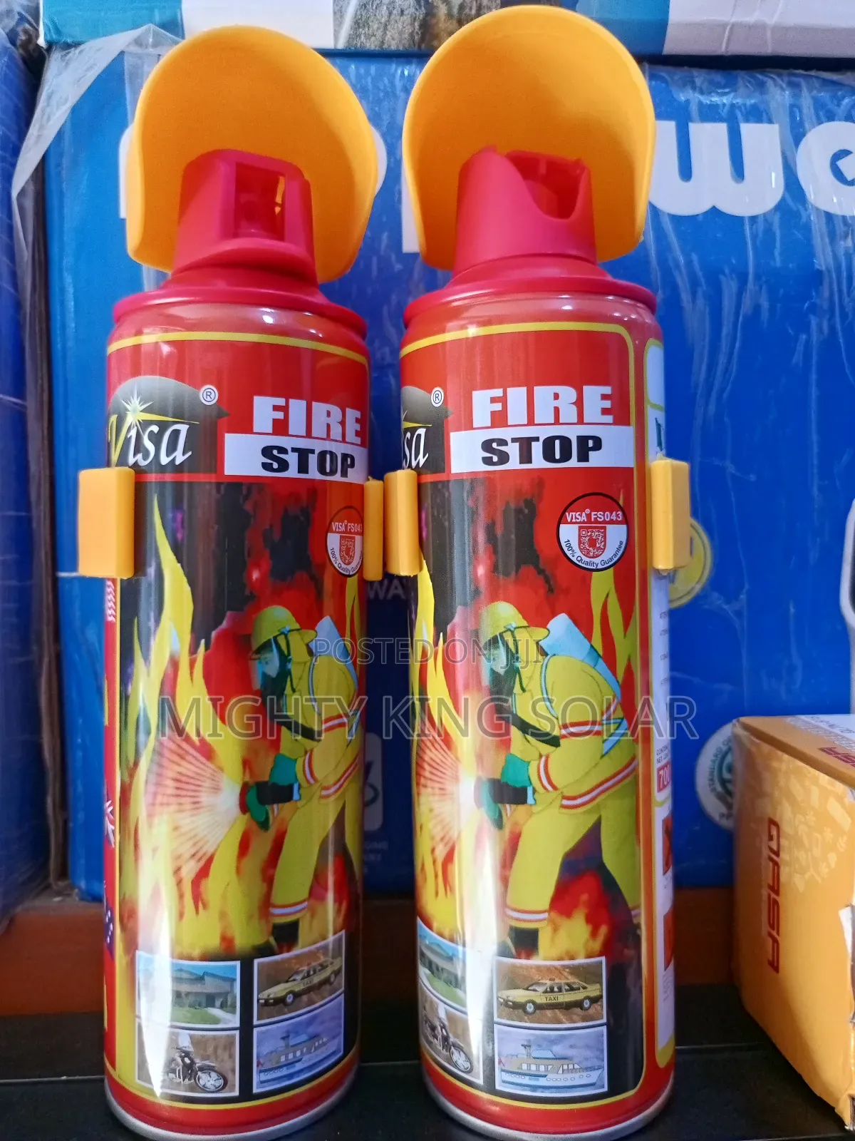 Solar Fire Extinguisher Visa