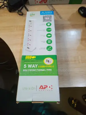 Multi-Plug 5-Way Extension Socket