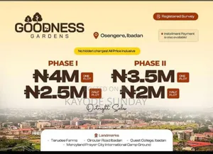 Goodness Garden Egbeda Ibadan.