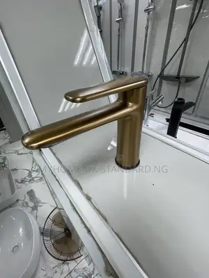 Rose Gold England Basin Mixer Tap (Hot And Cold)