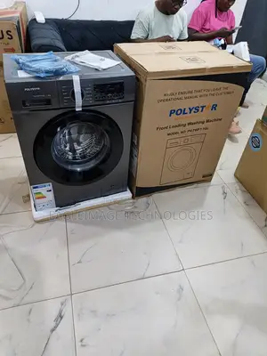 Polystar 7kg Black Front Loader – Stylish Finish