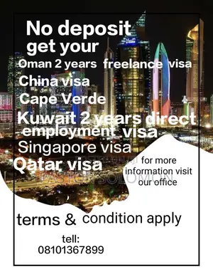 Oman 2 Years Freelance Visa ( No Deposit )