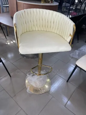 Soft and Gold Bar Stool