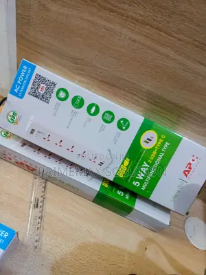 Travel-Friendly 5-Way Power Extension With Usb