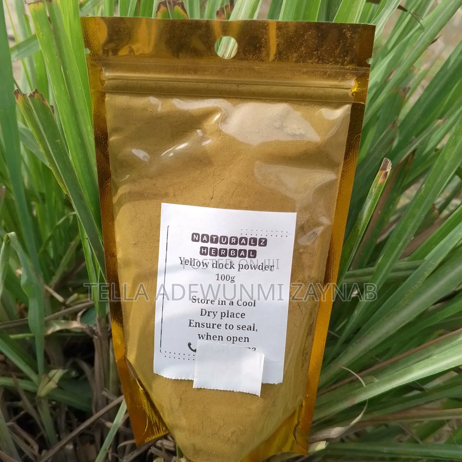 Yellow Dock Root Powder -100g