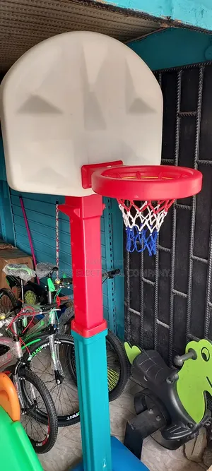 Adjustable Height Basketball Hoop for Playgrounds, Parks, Etc