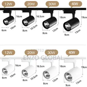 Track Light Led Light Fixture Ceiling Track Spot Kitchen Rail White Bl