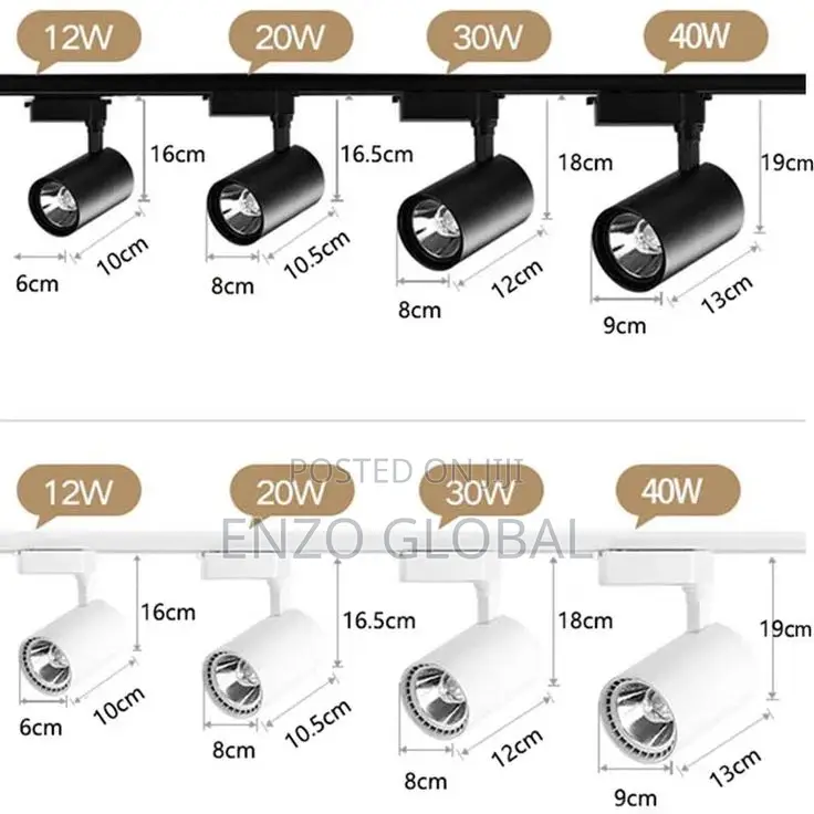 Track Light Led Light Fixture Ceiling Track Spot Kitchen Rail White Bl