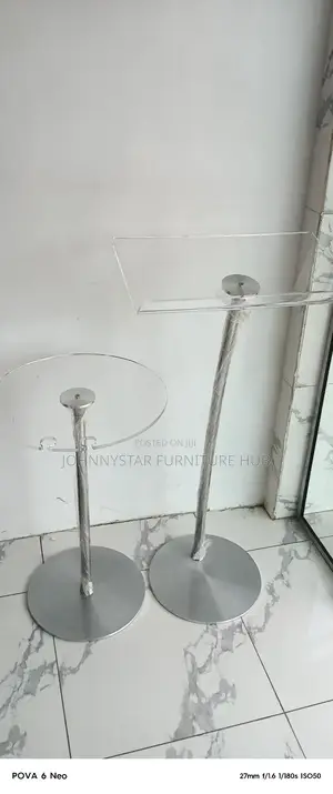 Single Pole Church Pulpit With Stool