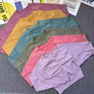 Women Seamless Long Sleeve Gym Top – Stretchy Breathable