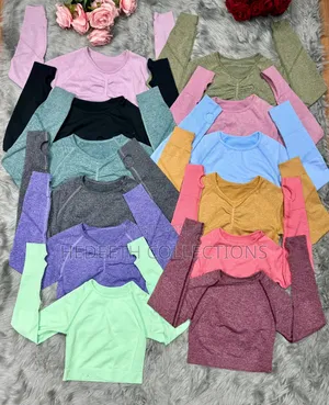 Women Seamless Long Sleeve Gym Top – Stretchy Breathable
