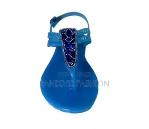 Blue - Leaves Sandals