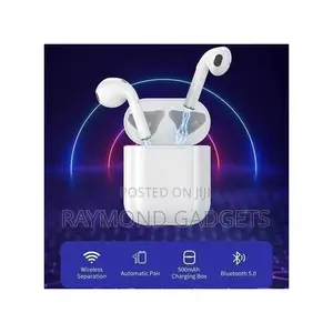 I12 Tws Bluetooth Earbuds – Hifi Stereo, Touch Control