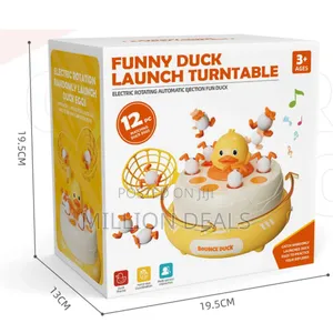 Electric Catch Duck Turntable Fun Table Game Yellow Duck Toy Ages 3+