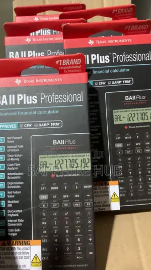 Texas Instruments Ba Ii Plus Professional Financial Calculator