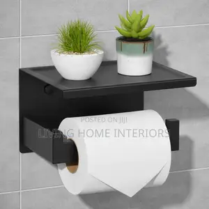 Matt Black Tissue Holder 304 Material