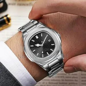 Men's Classic Silver Chain Watch