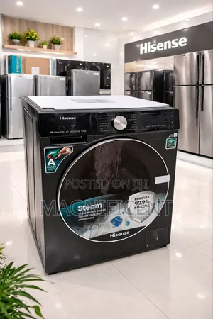 Hisense Wm 5s1245bb-Wd Steam Front Load Washing Machine
