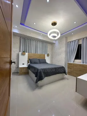 Wooden Bedframe With Bedside