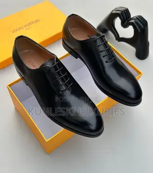Original Louis Vuitton Official Leather Shoe Available