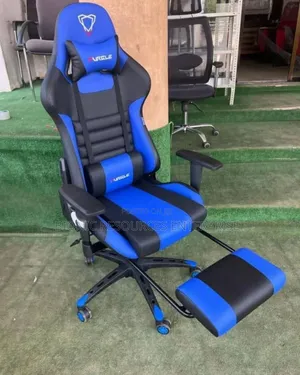 Black and Blue Gaming Chair