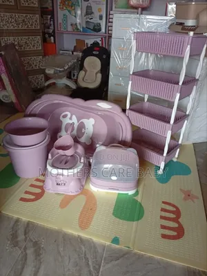 Foreign Baby Bath Set With Trolley