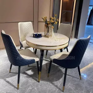 Round Table Top of Dinning Set by 4 Seater