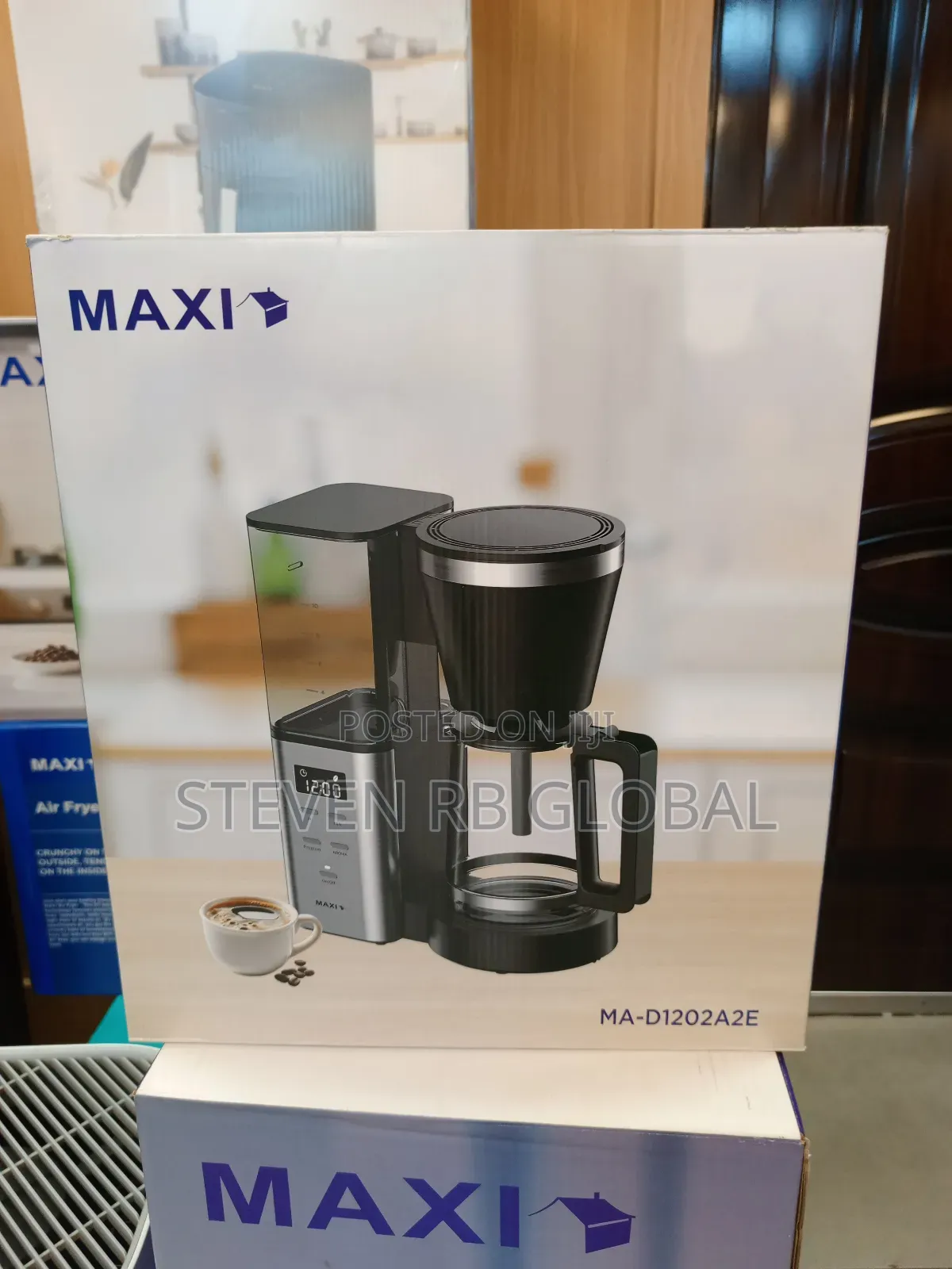 Maxi Coffee Maker 1200w Digital – Maxicm1202a2e