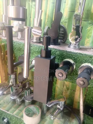 Square Black Manual Liquid Soap Dispenser